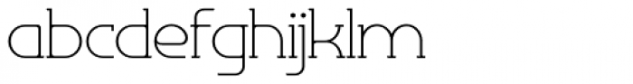 Omni Serif Thin Font LOWERCASE
