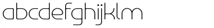 Omni Thin Font LOWERCASE