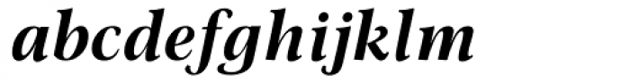 Omnibus Bold Italic Font LOWERCASE