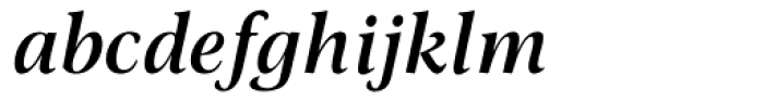 Omnibus SemiBold Italic Font LOWERCASE