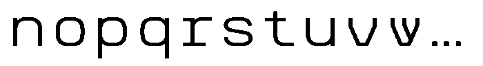 Omnigenus Light Font LOWERCASE