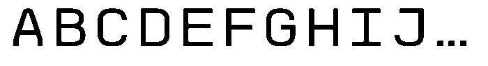 Omnigenus Medium Font UPPERCASE