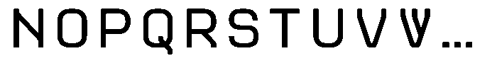 Omnigenus Medium Font UPPERCASE