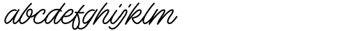 Omnipop Script Regular Font LOWERCASE
