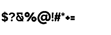 Omoro Bold Font OTHER CHARS
