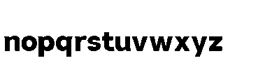 Omoro Extra Bold Font LOWERCASE