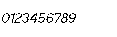 Omoro Italic Font OTHER CHARS