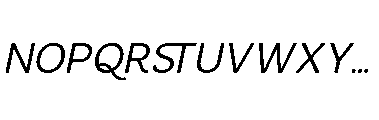 Omoro Italic Font UPPERCASE