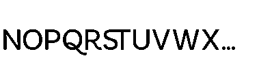 Omoro Medium Font UPPERCASE