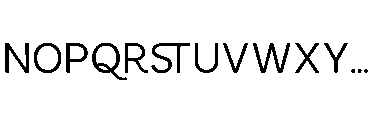Omoro Regular Font UPPERCASE
