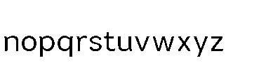 Omoro Regular Font LOWERCASE