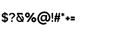 Omoro Semi Bold Font OTHER CHARS