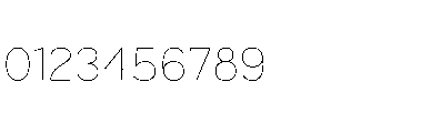 Omoro Thin Font OTHER CHARS