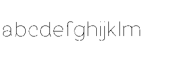 Omoro Thin FONT