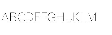Omoro VF Regular Font UPPERCASE