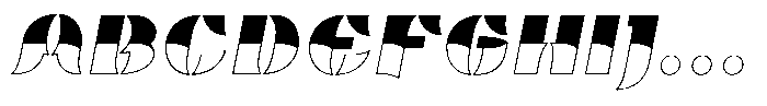 Omvros Pro Atria Italic Font UPPERCASE
