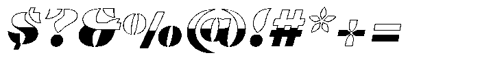 Omvros Pro Atrio Italic Font OTHER CHARS