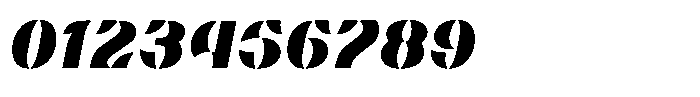Omvros Pro Black Italic Font OTHER CHARS