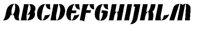 Omvros Pro Black Italic Font UPPERCASE