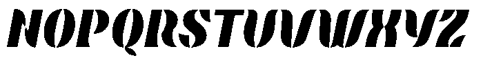Omvros Pro Black Italic Font UPPERCASE