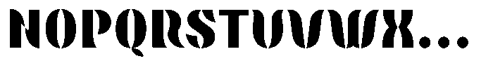 Omvros Pro Black Font UPPERCASE