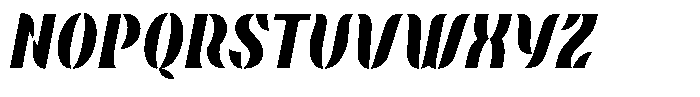 Omvros Pro Bold Italic Font UPPERCASE
