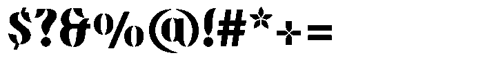 Omvros Pro Bold Font OTHER CHARS