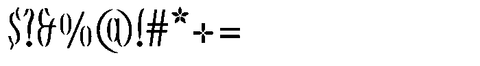 Omvros Pro Extra Light Font OTHER CHARS