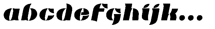 Omvros Pro Fat Italic FONT