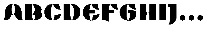 Omvros Pro Fat Font UPPERCASE
