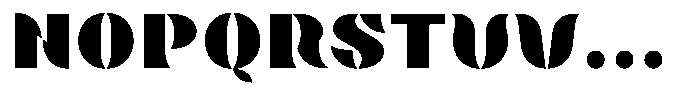 Omvros Pro Fat Font UPPERCASE
