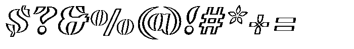 Omvros Pro Fate Italic Font OTHER CHARS