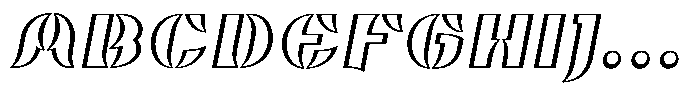 Omvros Pro Fate Italic Font UPPERCASE