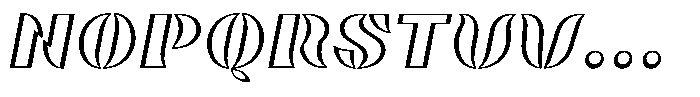 Omvros Pro Fate Italic Font UPPERCASE