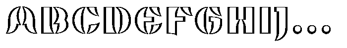Omvros Pro Fate Font UPPERCASE
