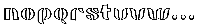 Omvros Pro Fate Font LOWERCASE