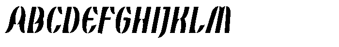 Omvros Pro Medium Italic Font UPPERCASE