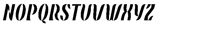 Omvros Pro Medium Italic Font UPPERCASE