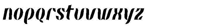 Omvros Pro Medium Italic Font LOWERCASE
