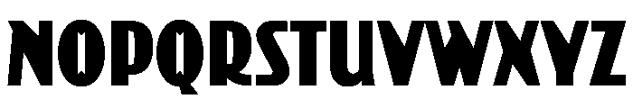 Omslag Regular Font UPPERCASE