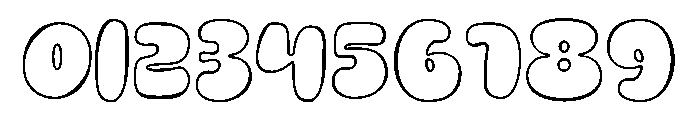ONIDEL Outline Font OTHER CHARS