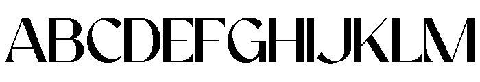 ONNEGA-Regular Font UPPERCASE
