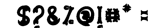 One More1 Font OTHER CHARS