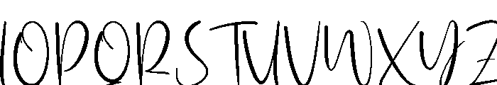 One Only Font UPPERCASE