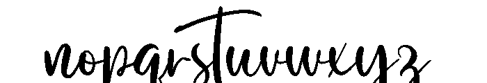 One Only Font LOWERCASE