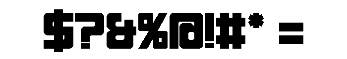 One Step Regular Font OTHER CHARS