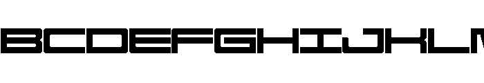 One Step Regular Font UPPERCASE