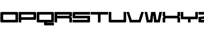 One Step Regular Font UPPERCASE