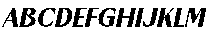 Onelia Italic Font UPPERCASE