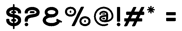 Onerta Font OTHER CHARS